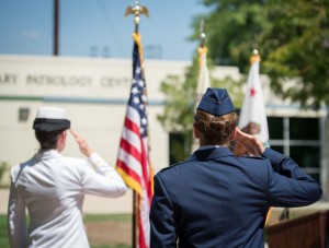 WesternU's Military Medical Student Association hosted a Sept. 11 memorial ceremony on WesternU's Pomona campus. (Jeff Malet, WesternU) #911memorial #neverforget #Pomona 911anniversary