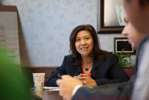 Rep. Norma J. Torres (D-Pomona) hosted a roundtable discussion to learn about policy issues, concerns, and ideas related to the Zika virus on Thursday, Oct. 20, 2016 at Western University of Health Sciences.  (Jeff Malet, WesternU)