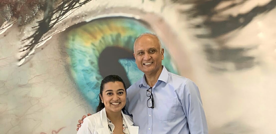 College Of Optometry Supporter and Donor Dr. Ed Hernandez Hires Alumna