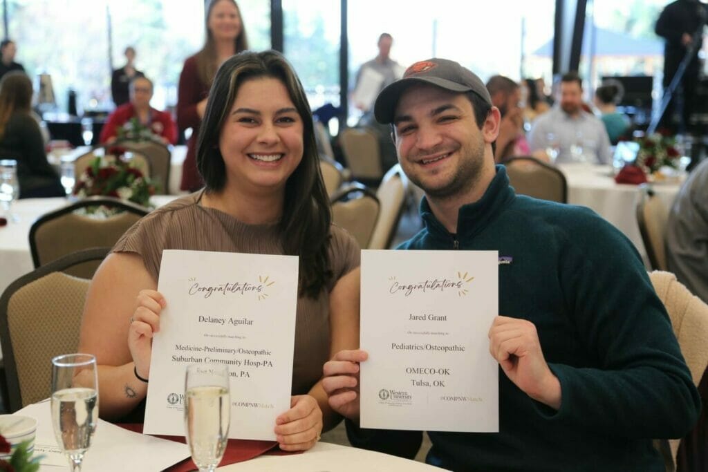 WesternU CPM celebrates Class of 2022 student doctors during Match Day,  attains 100% residency placement